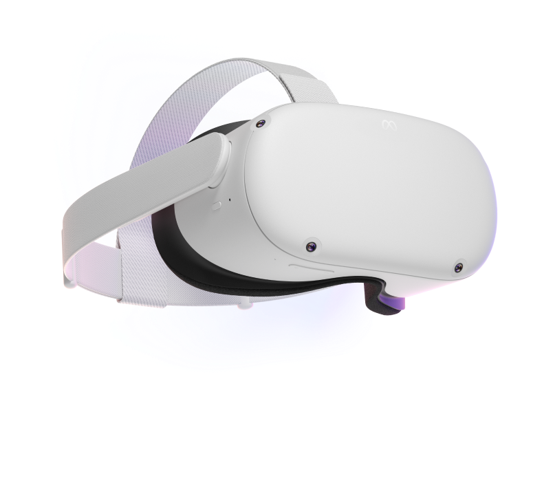 white vr headset